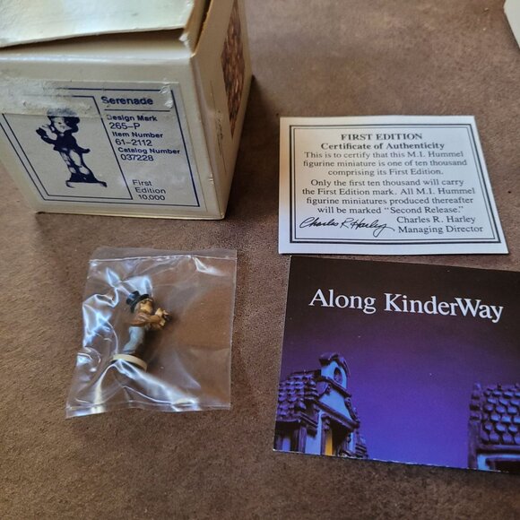 Five Goebel Miniature Hummel Figurines Olszewski Along KinderWay Series 1988 - Picture 5 of 7